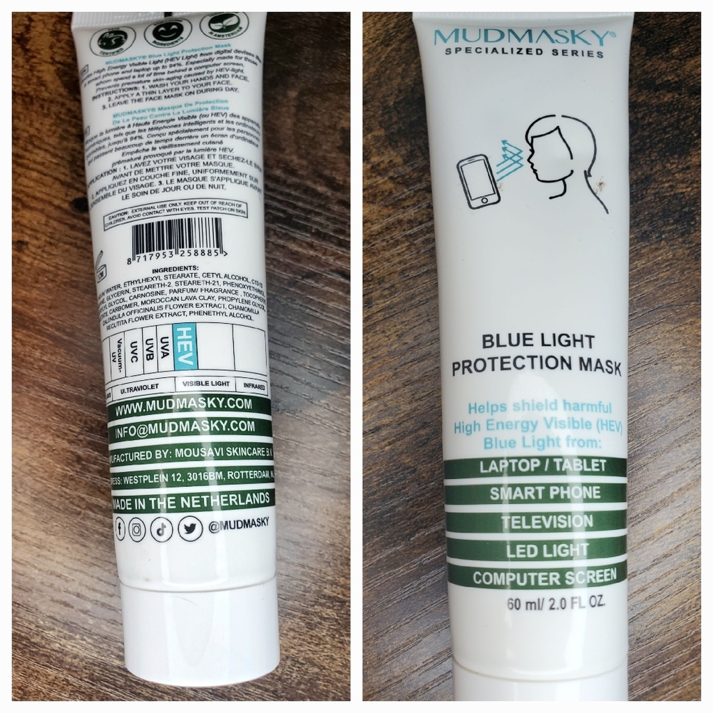 MUDMASKY Blue Light Protection Mask - Picture 3 of 11